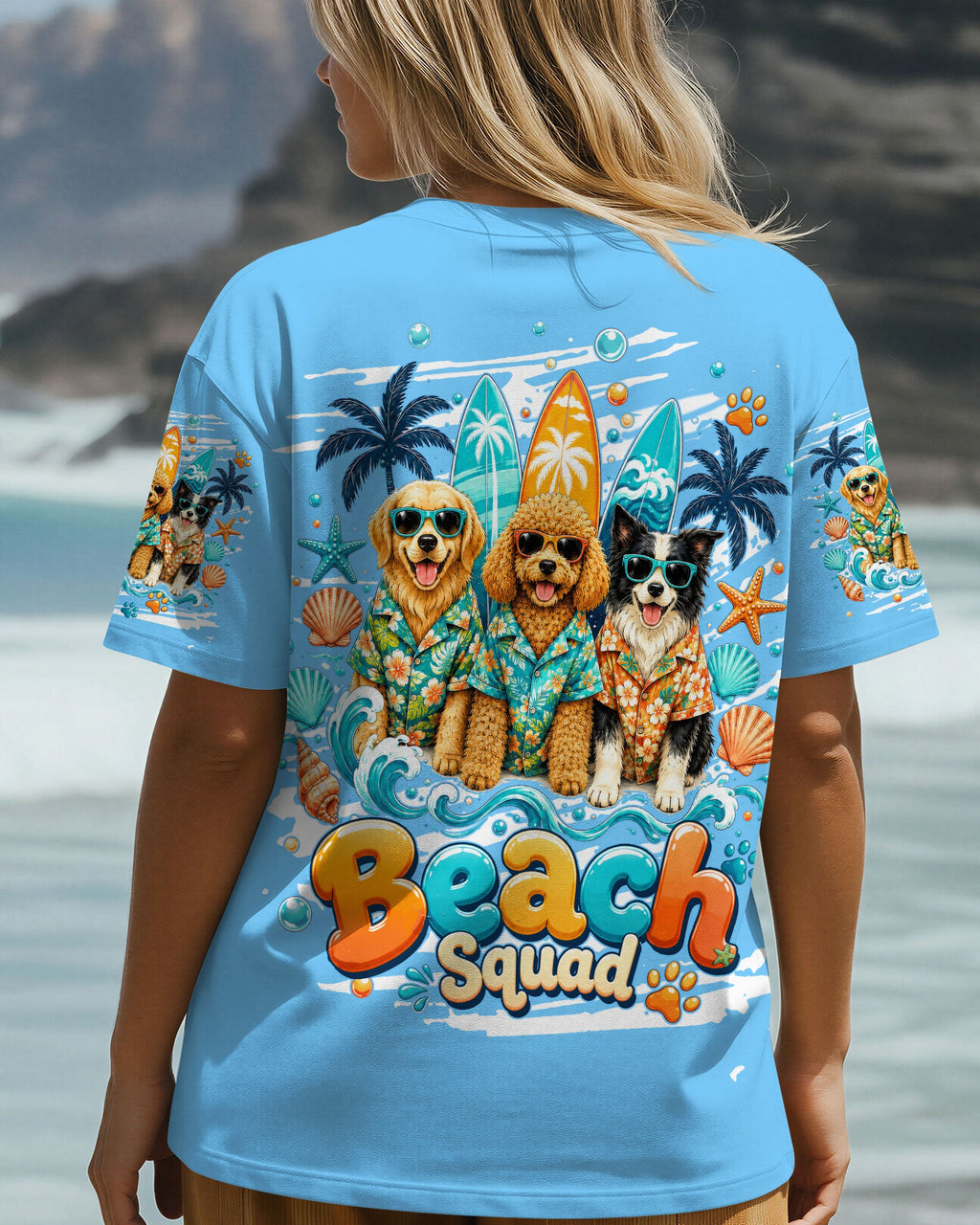 BEACH SQUAD DOG ALL OVER PRINT - TLTW0906263