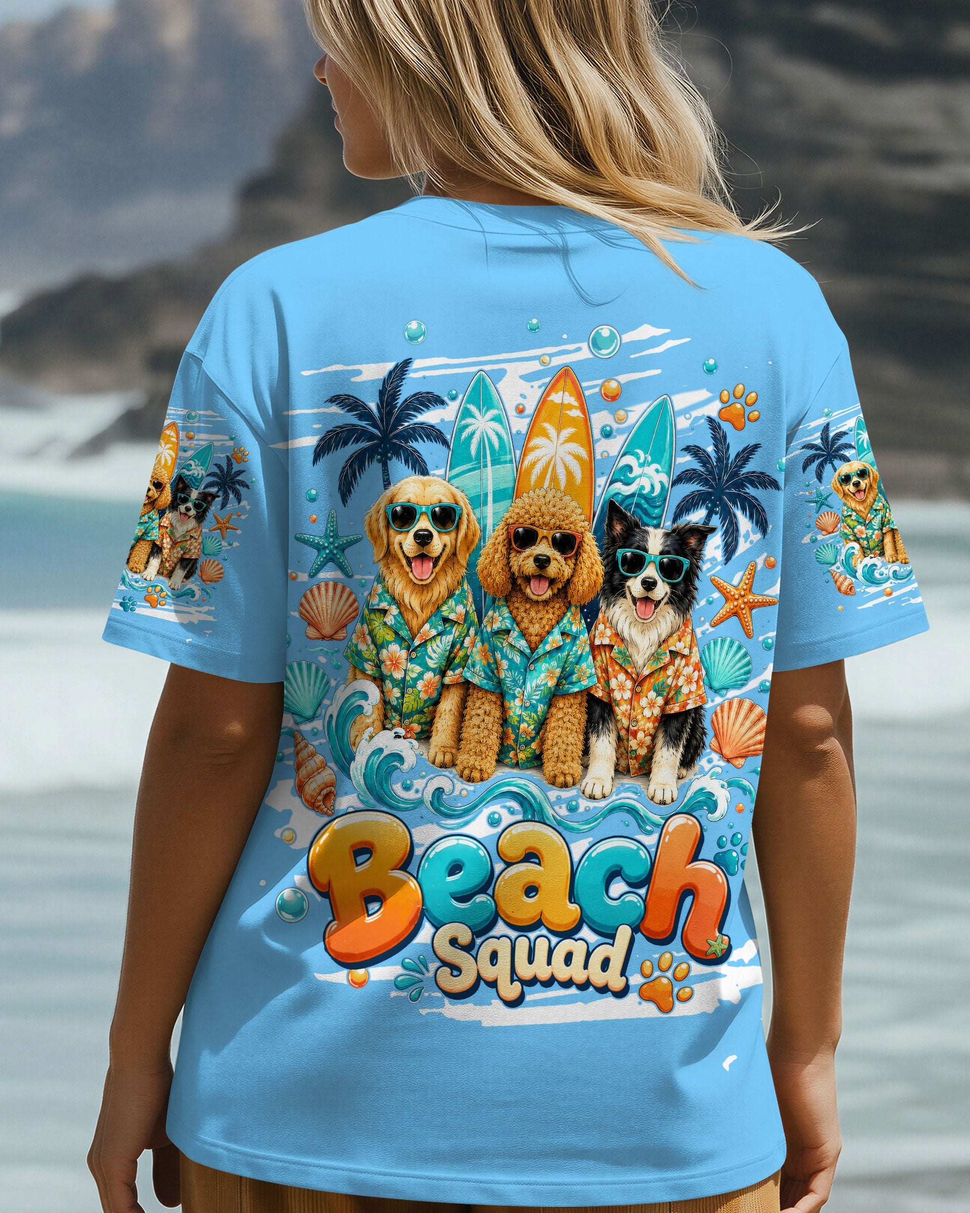 BEACH SQUAD DOG ALL OVER PRINT - TLTW0906263