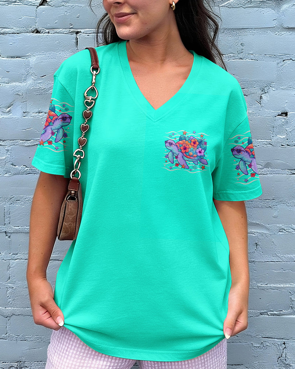 SALTWATER HEALS EVERYTHING TURTLE ALL OVER PRINT  - TLNO1507261