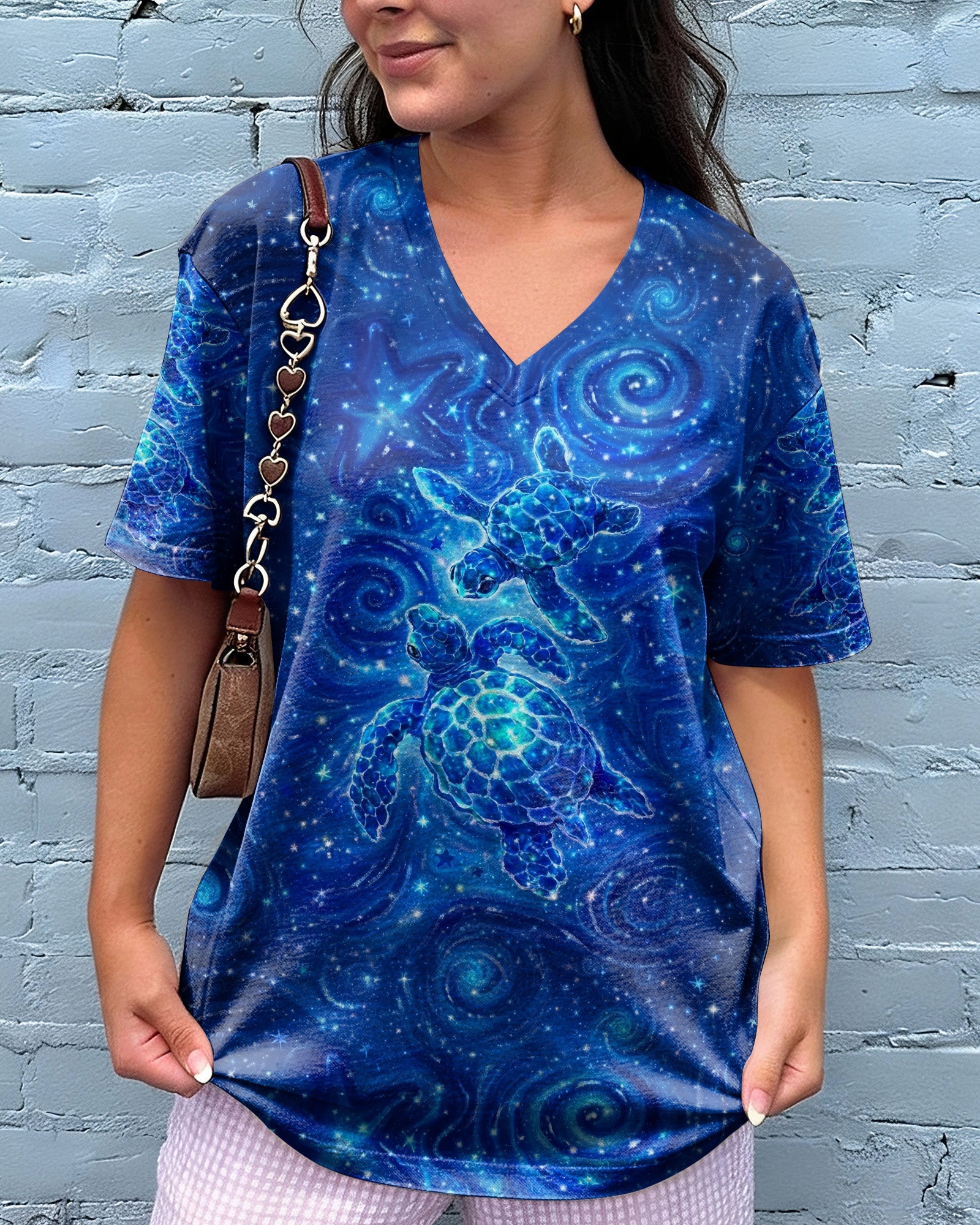SALTWATER HEALS EVERYTHING TURTLE ALL OVER PRINT  - TLNO1504261