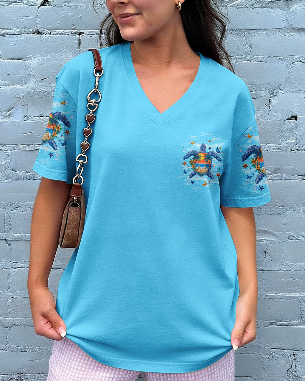 SALTWATER HEALS EVERYTHING TURTLE ALL OVER PRINT   - TLNT0406263