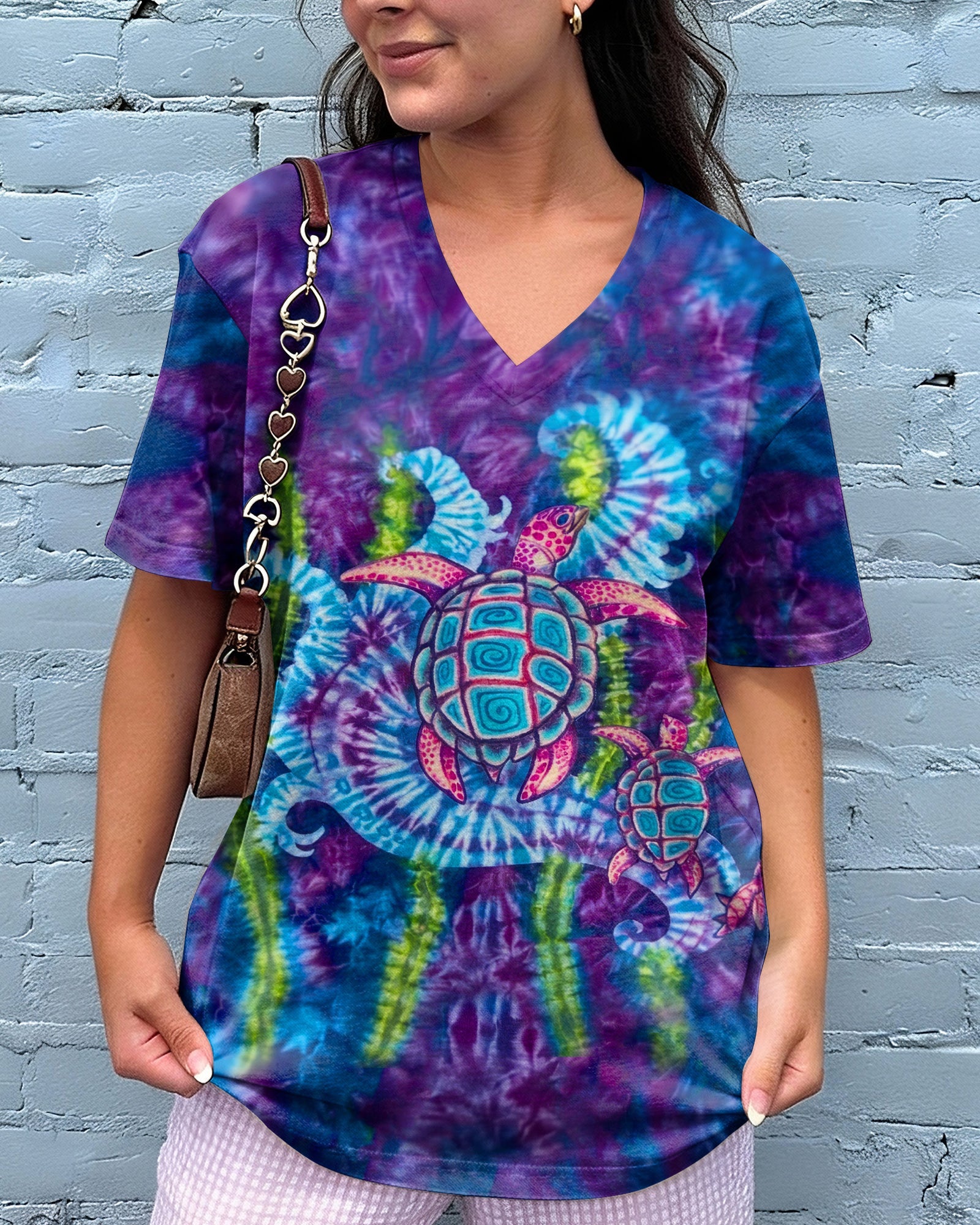 SEA TURTLE ALL OVER PRINT  - TLHN1504262