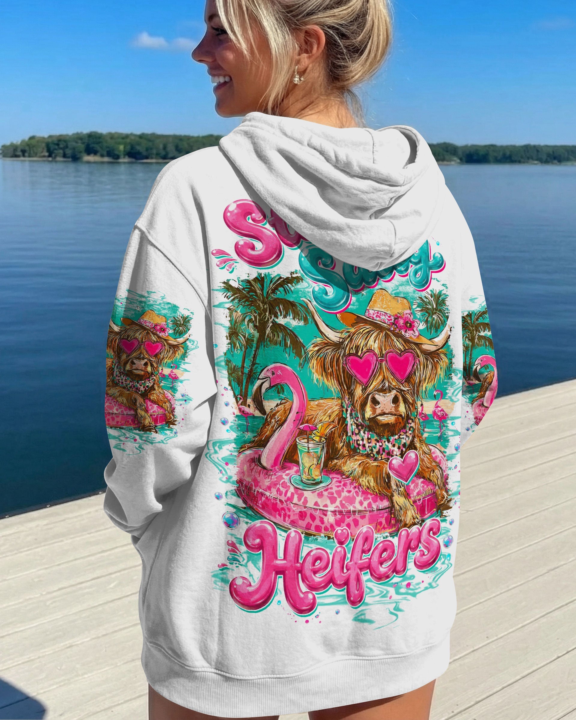 STAY SALTY HEIFERS COW BEACH ALL OVER PRINT  - TLTW1905261