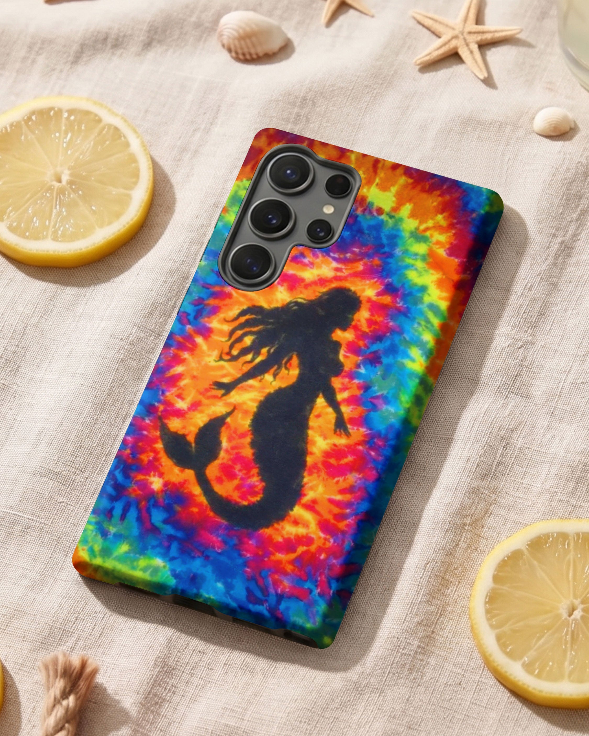 MERMAID COLORFUL SWIRL PHONE CASE  - TLTW2105264