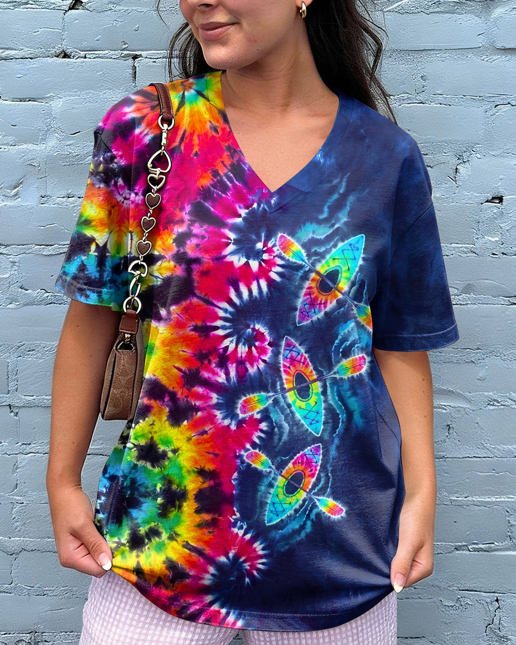 KAYAK WAVES COLORFUL BURST ALL OVER PRINT  - TLNO0607262