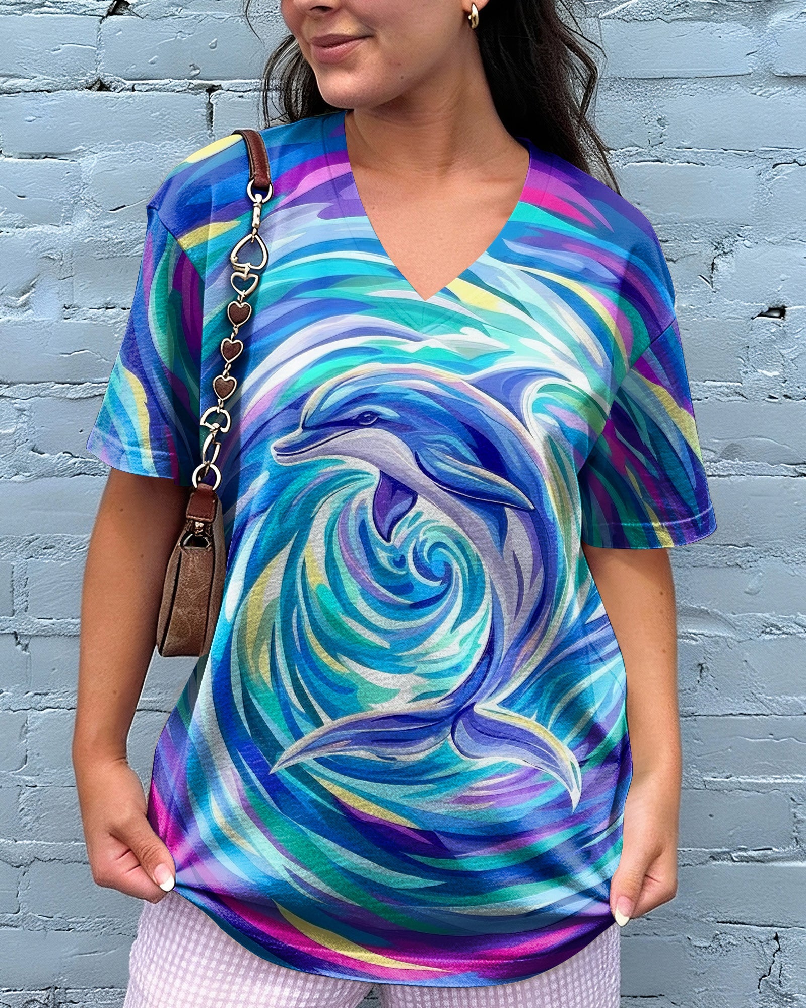 OCEAN SPIRIT DOLPHIN ALL OVER PRINT - TYLN0605261