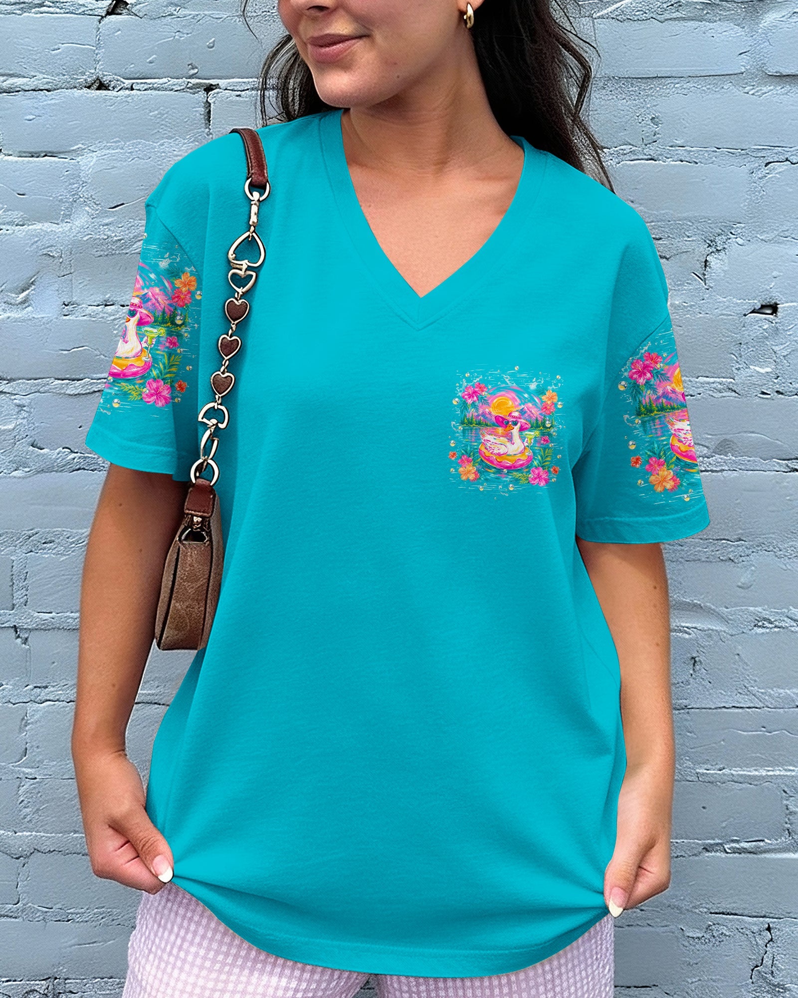 LIVING ON LAKE TIME GOOSE ALL OVER PRINT   - TLHN2205263