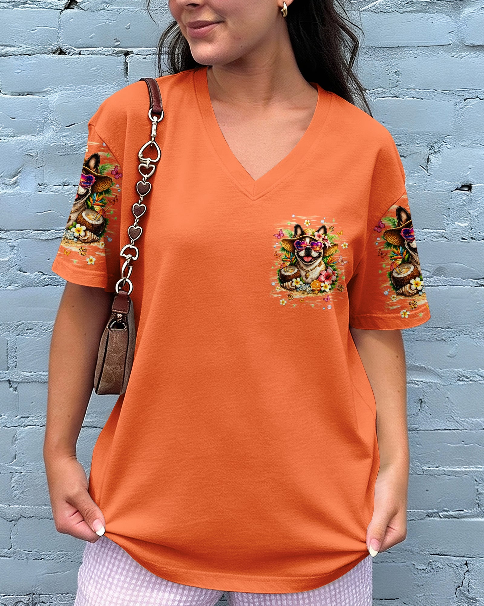 SMELL THE SEA FEEL THE BREEZE FRENCH BULLDOG ALL OVER PRINT - TLNT1106262