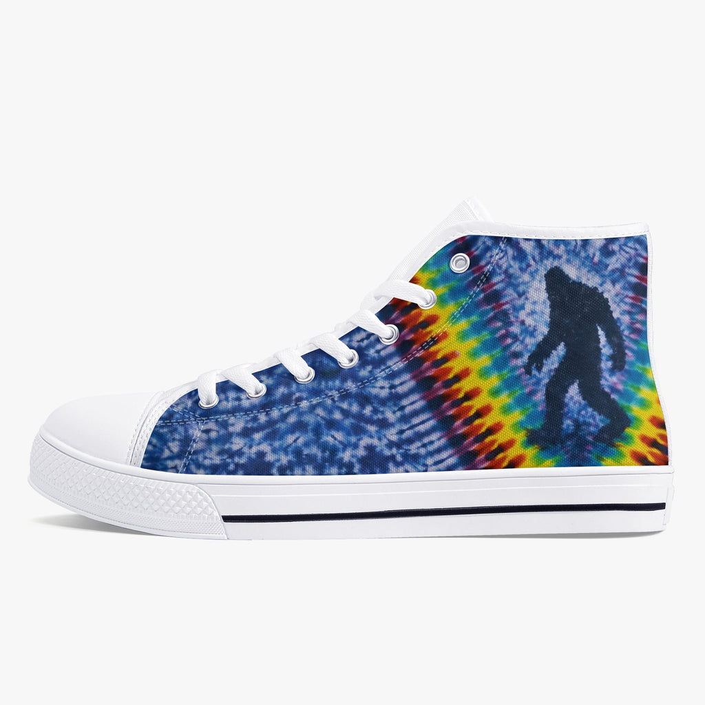 BIGFOOT V COLORFUL PATTERN HIGH TOP CANVAS SHOES   - TLNO1505262