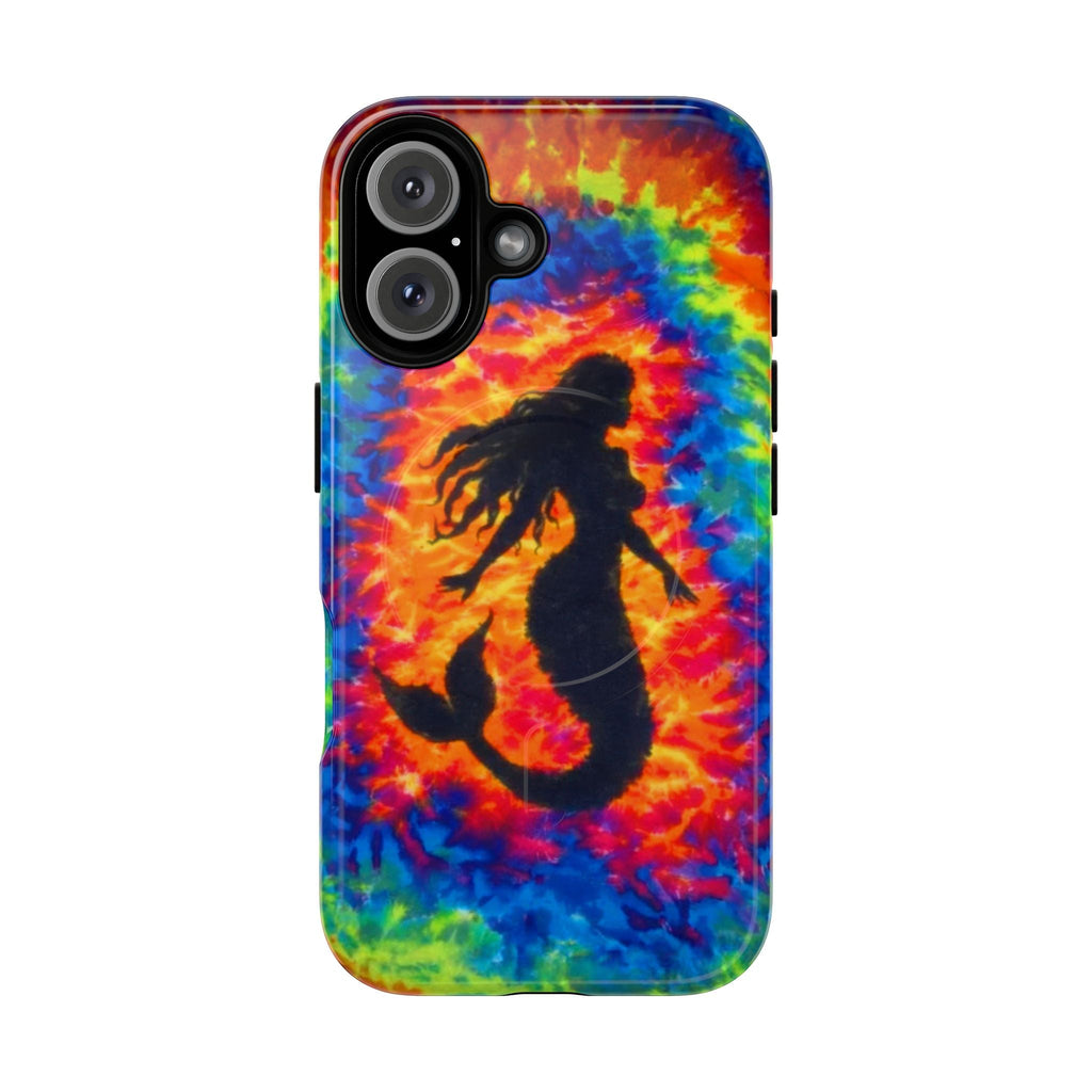 MERMAID COLORFUL SWIRL MAGNETIC PHONE CASE  - TLTW2105264