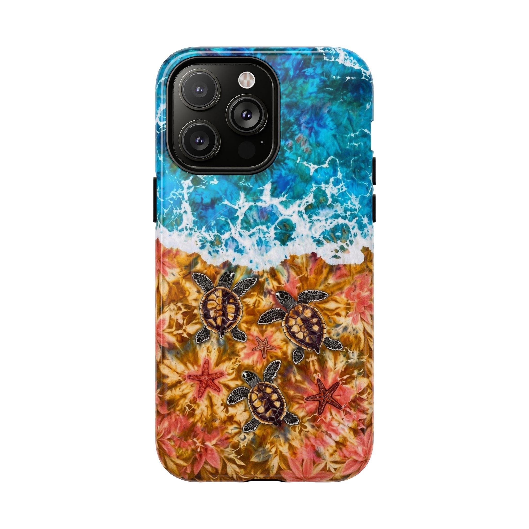 SEA TURTLE SALTY WAVES MAGNETIC PHONE CASE  - TLHG1405264