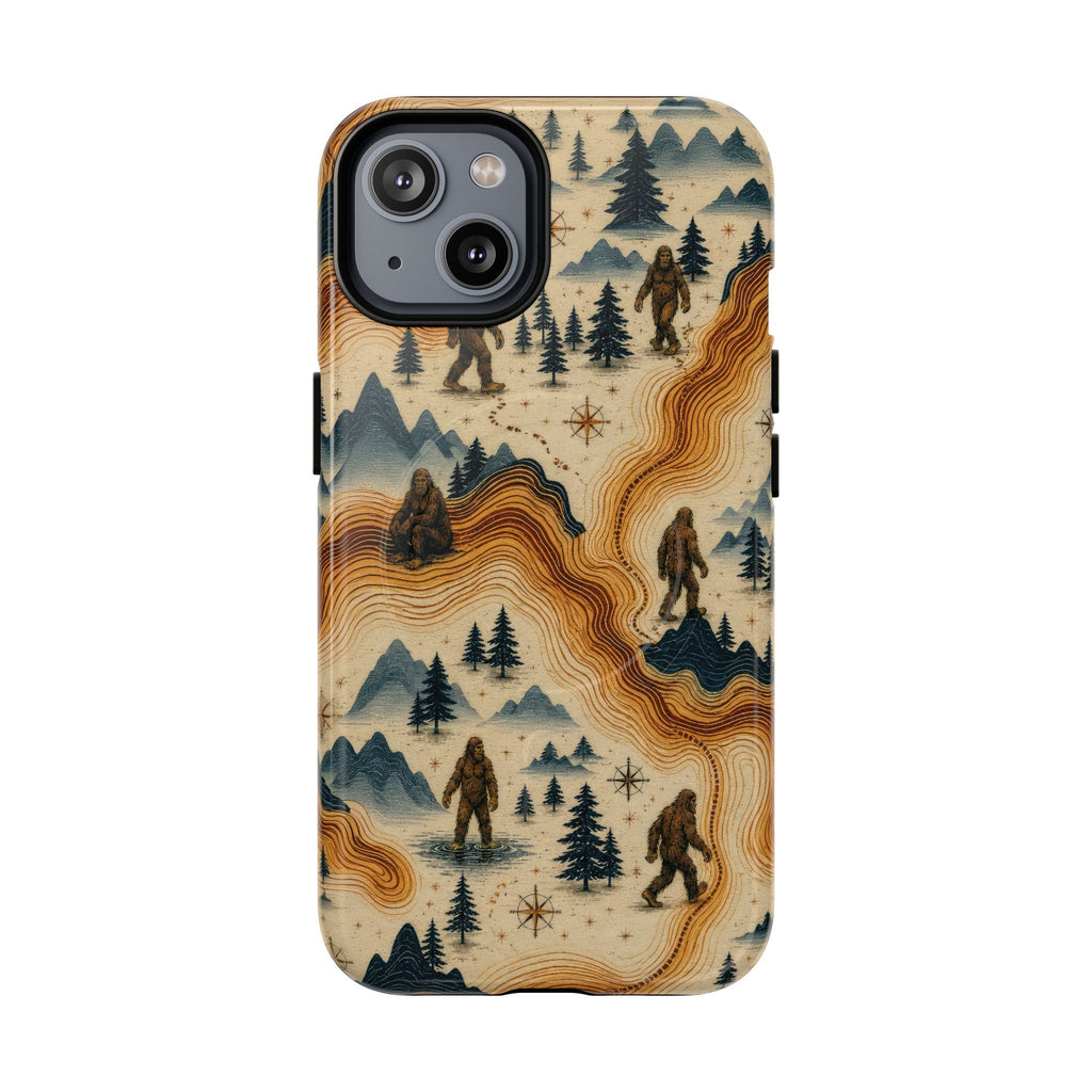 BIGFOOT VINTAGE LANDSCAPE MAGNETIC PHONE CASE - TLNO0307261