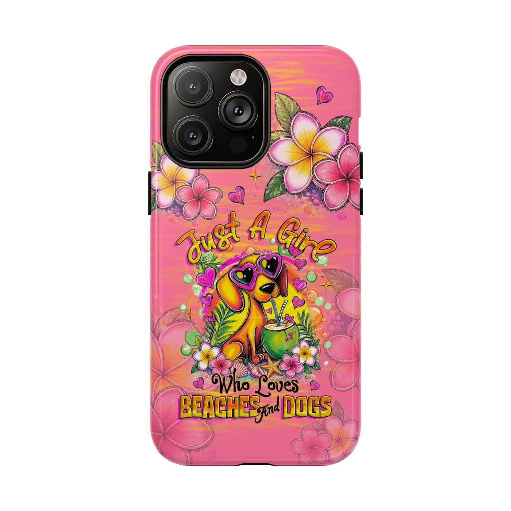 JUST A GIRL WHO LOVES DACHSHUND DOG MAGNETIC PHONE CASE  - TLHG2005264