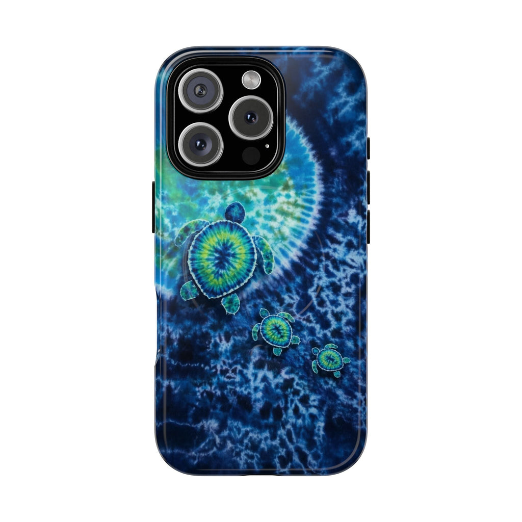SEA TURTLE BLUE OCEAN SWIRL MAGNETIC PHONE CASE  - TLNO1304265