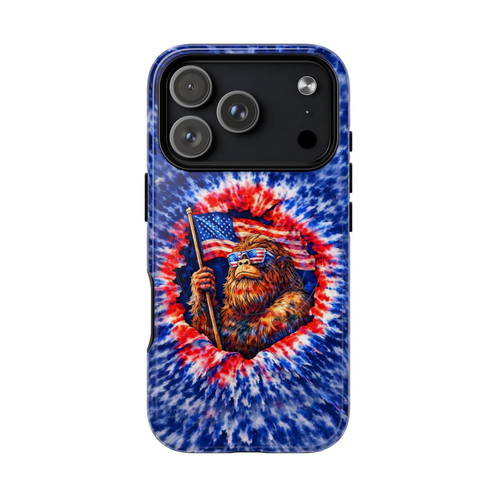 BIGFOOT WITH FLAG MAGNETIC PHONE CASE - TLHN0705264