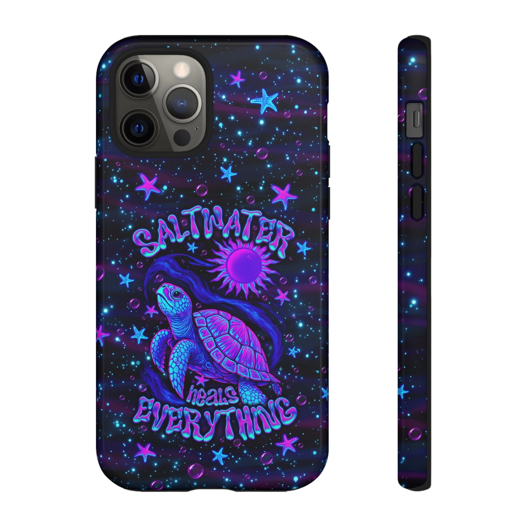 SALTWATER HEALS EVERYTHING TURTLE PHONE CASE  - TLNO1304262