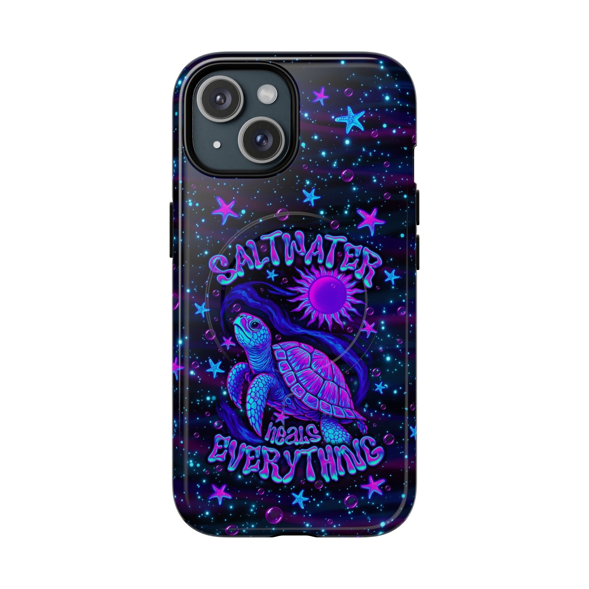 SALTWATER HEALS EVERYTHING TURTLE MAGNETIC PHONE CASE  - TLNO1304262
