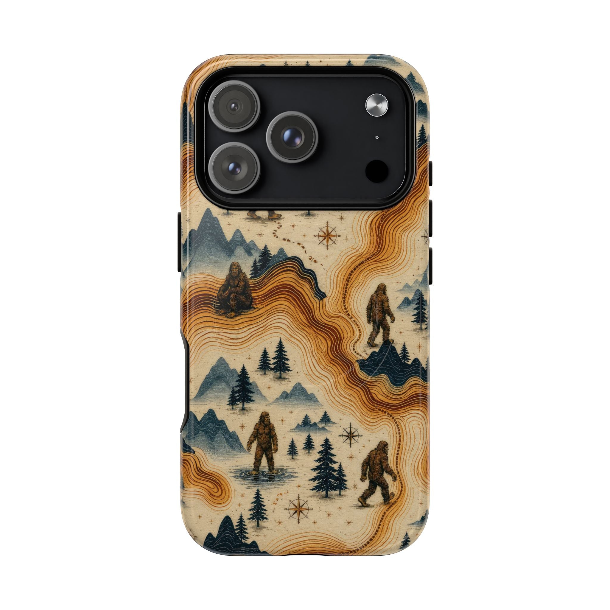 BIGFOOT VINTAGE LANDSCAPE MAGNETIC PHONE CASE - TLNO0307261