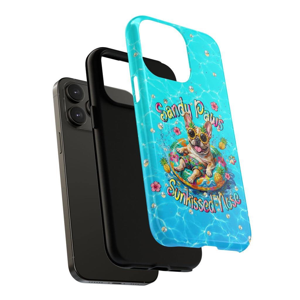 SANDY PAWS SUNKISSED NOSE FRENCH BULLDOG MAGNETIC PHONE CASE  - TLHN2005264
