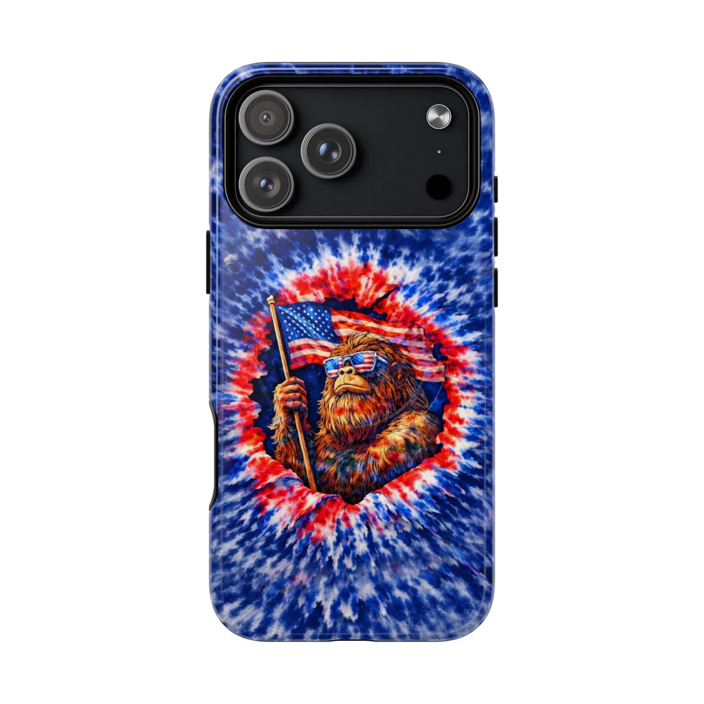 BIGFOOT WITH FLAG MAGNETIC PHONE CASE - TLHN0705264