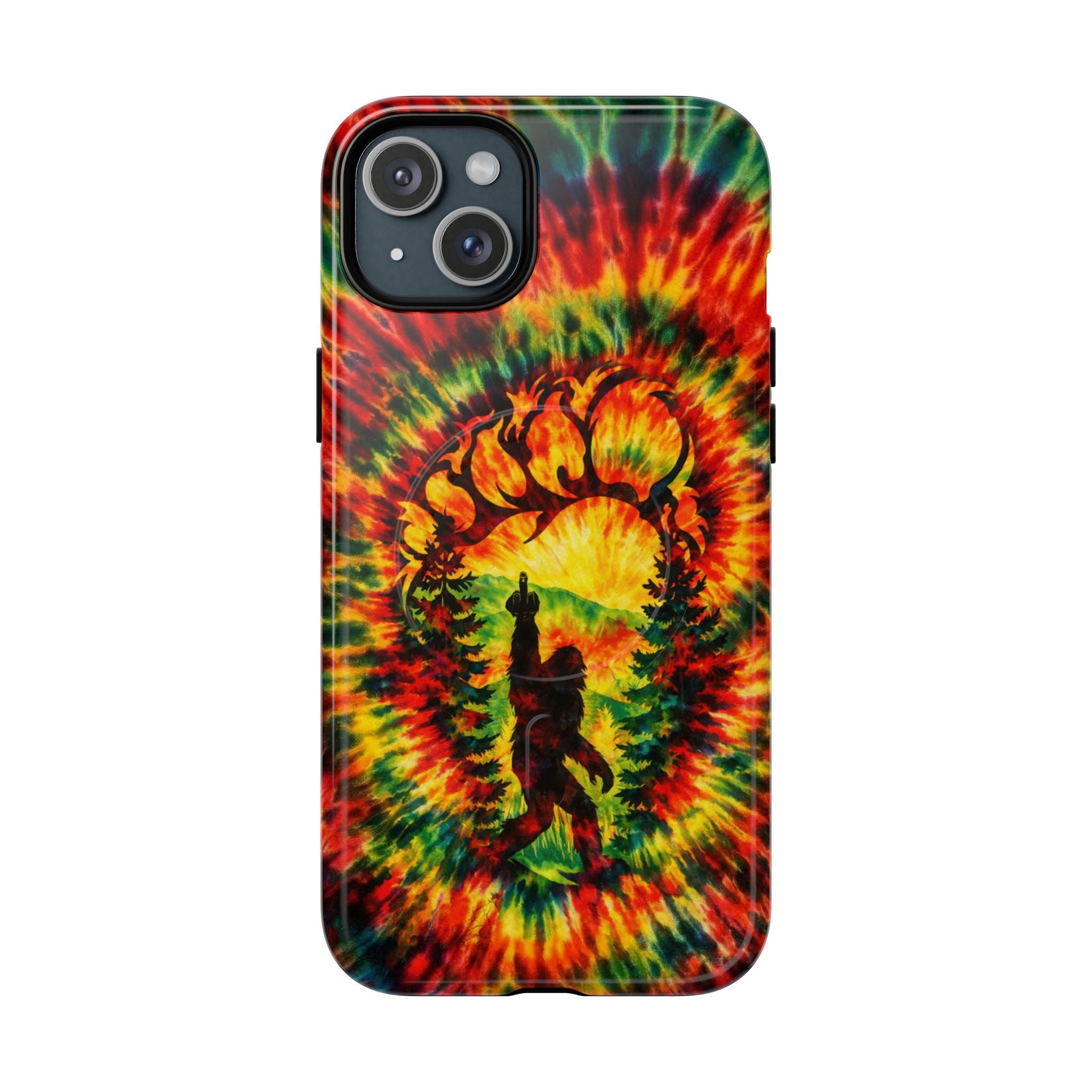 BIGFOOT FOOTPRINT SWIRL MAGNETIC PHONE CASE  - TLTW2605262