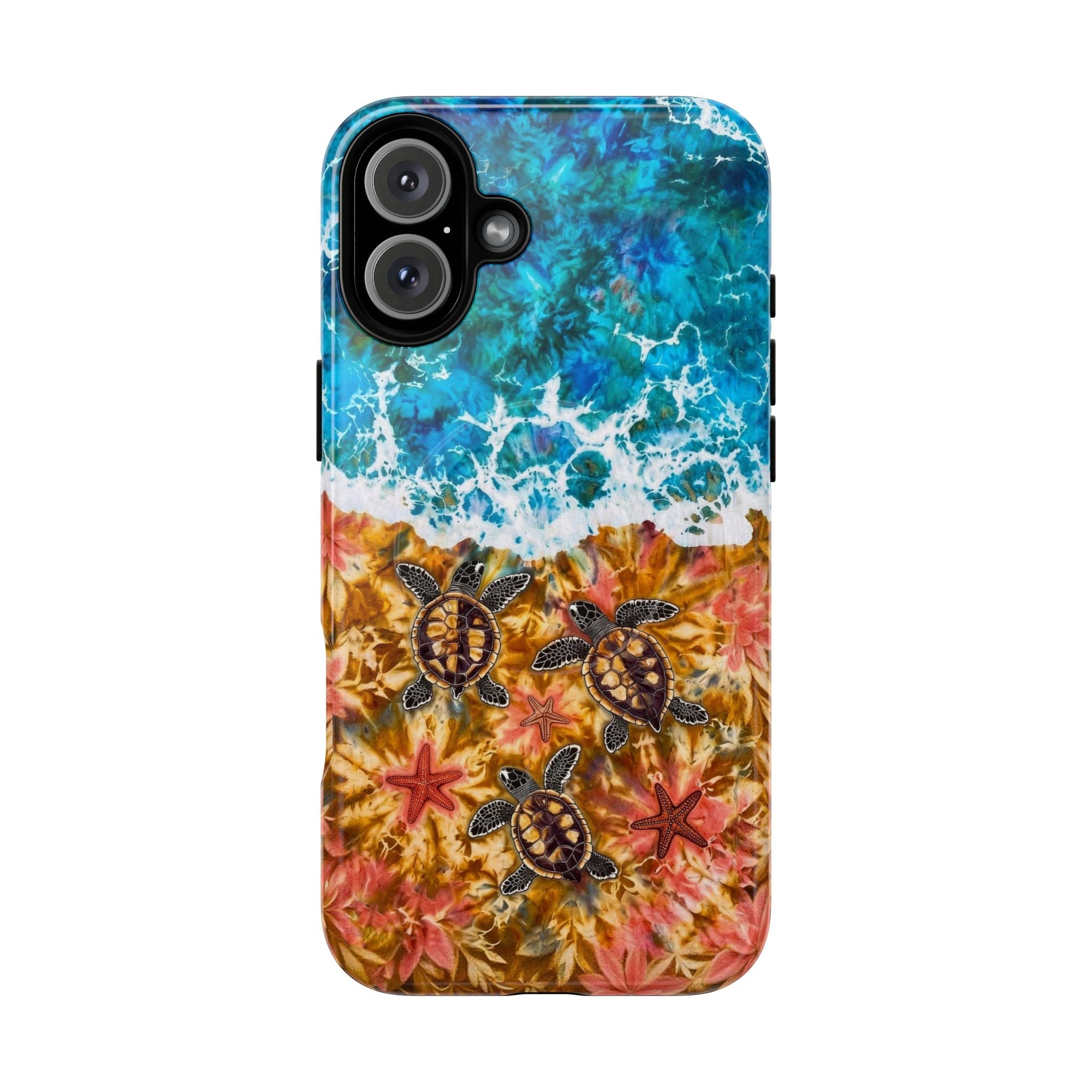 SEA TURTLE SALTY WAVES MAGNETIC PHONE CASE  - TLHG1405264