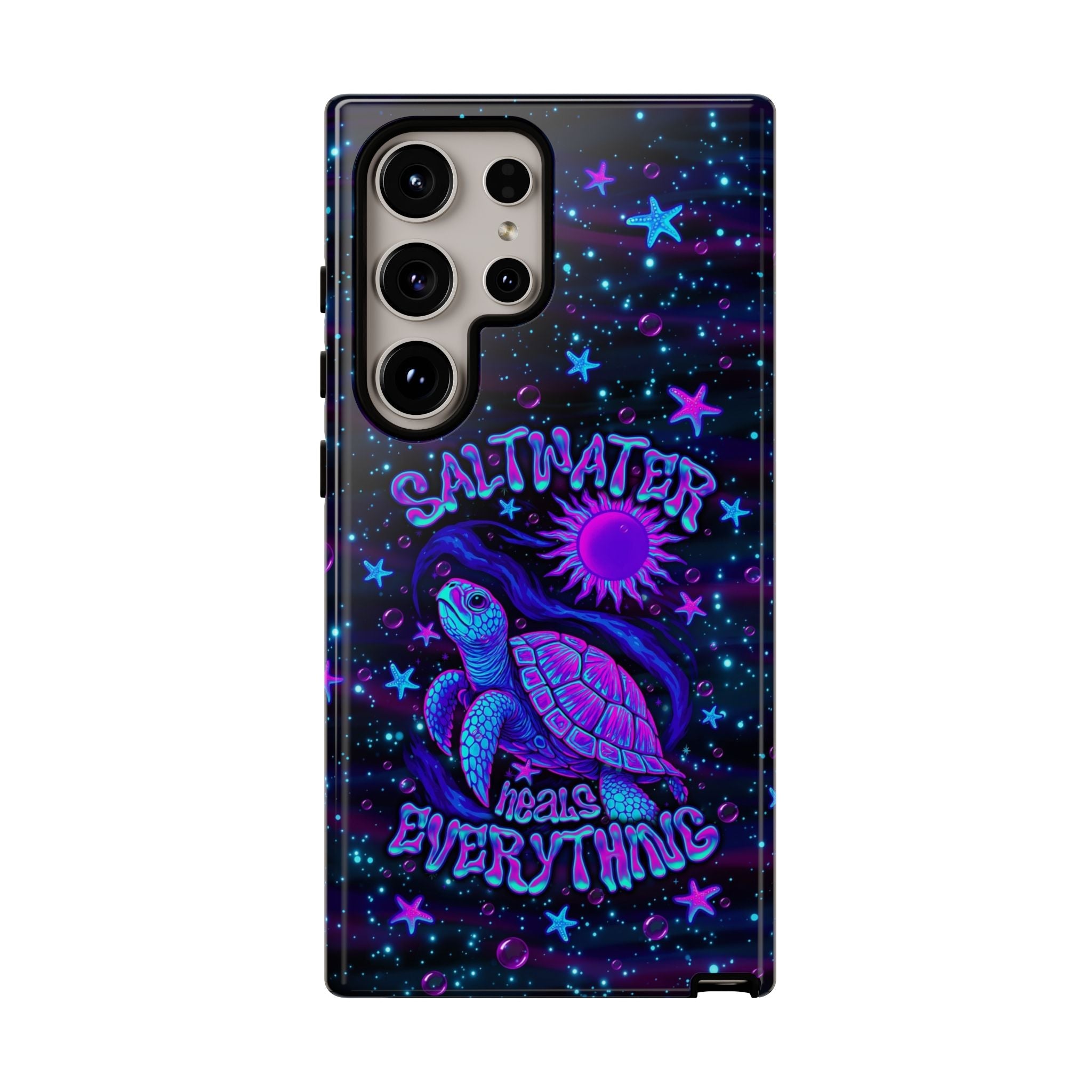 SALTWATER HEALS EVERYTHING TURTLE PHONE CASE  - TLNO1304262