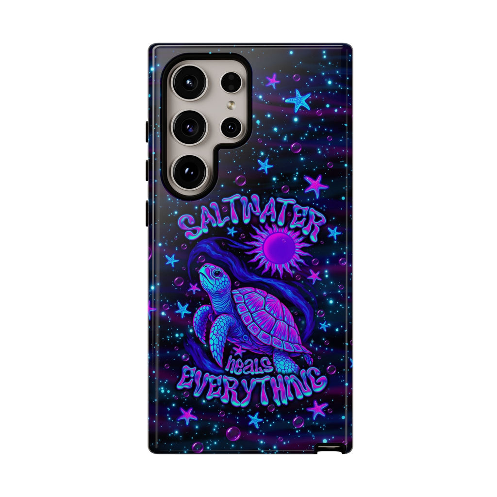 SALTWATER HEALS EVERYTHING TURTLE PHONE CASE  - TLNO1304262