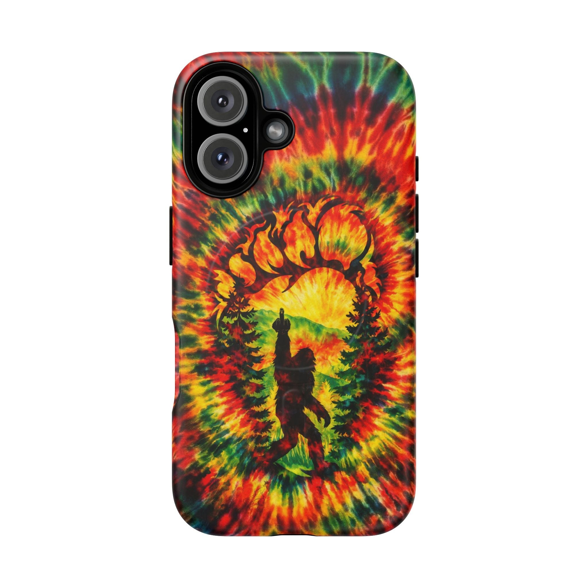 BIGFOOT FOOTPRINT SWIRL MAGNETIC PHONE CASE  - TLTW2605262