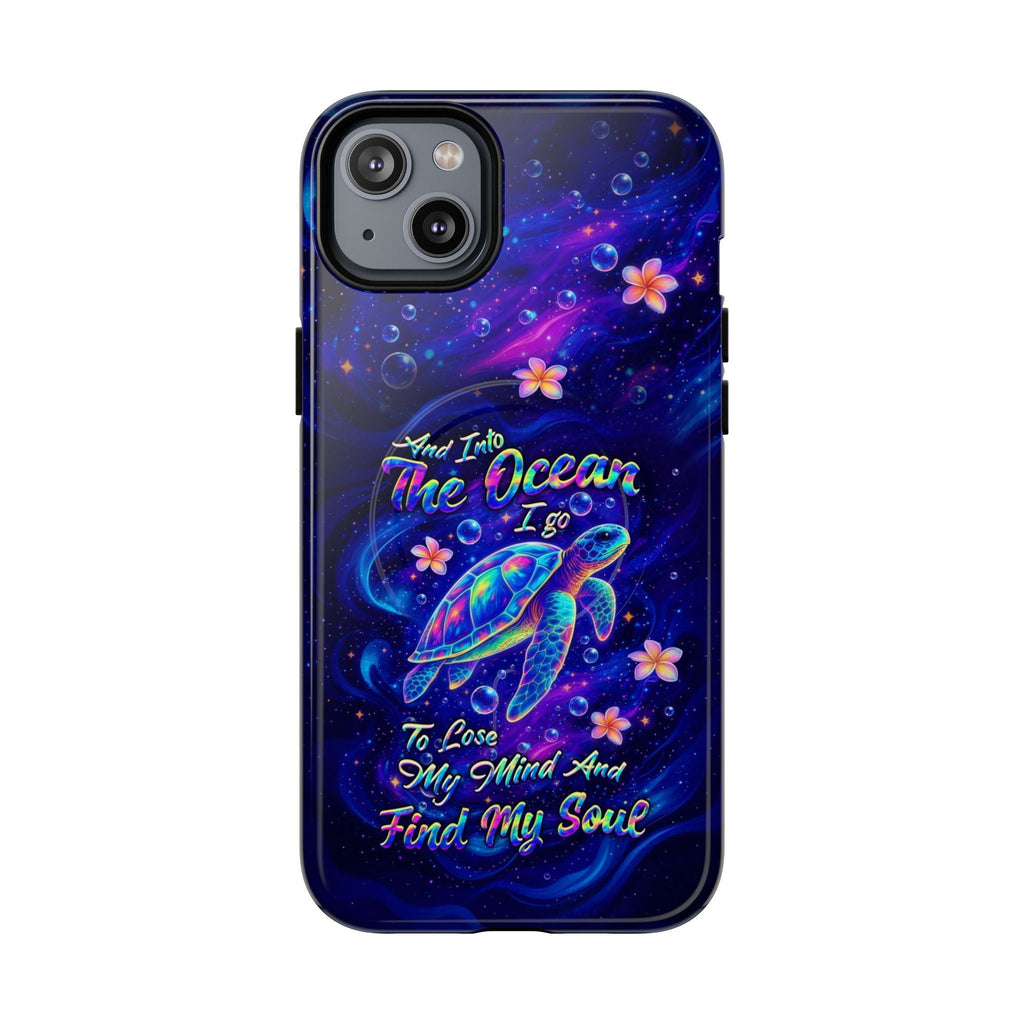 AND INTO THE OCEAN I GO TURTLE MAGNETIC PHONE CASE  - TLHG1504262