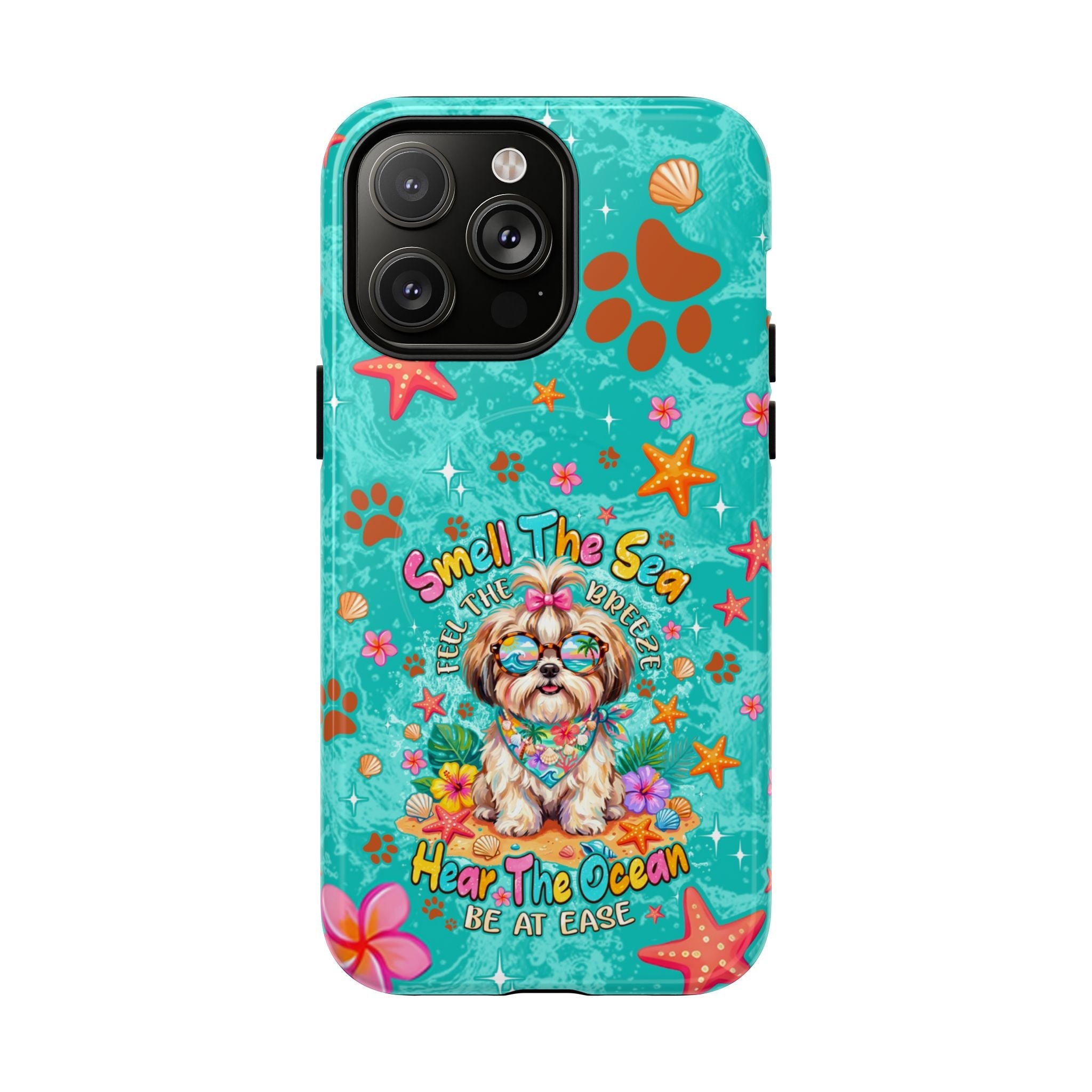SMELL THE SEA SHIH TZU DOG MAGNETIC PHONE CASE - TYPQ0106262