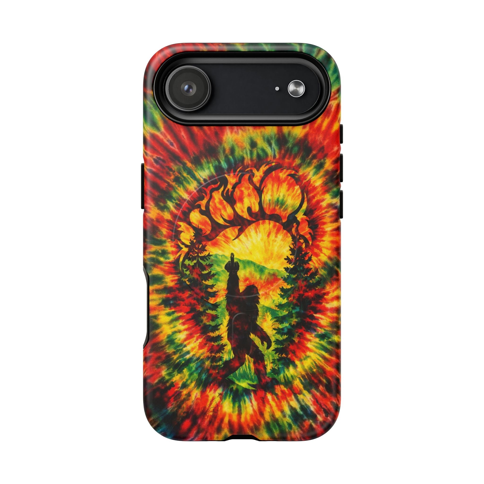 BIGFOOT FOOTPRINT SWIRL MAGNETIC PHONE CASE  - TLTW2605262