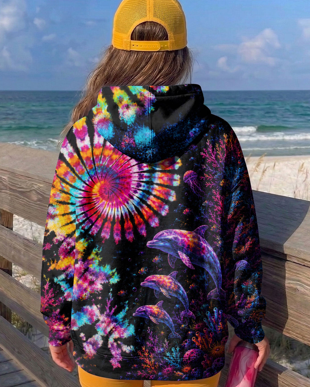NEON OCEAN WONDERLAND DOLPHIN ALL OVER PRINT - TLTW0206262