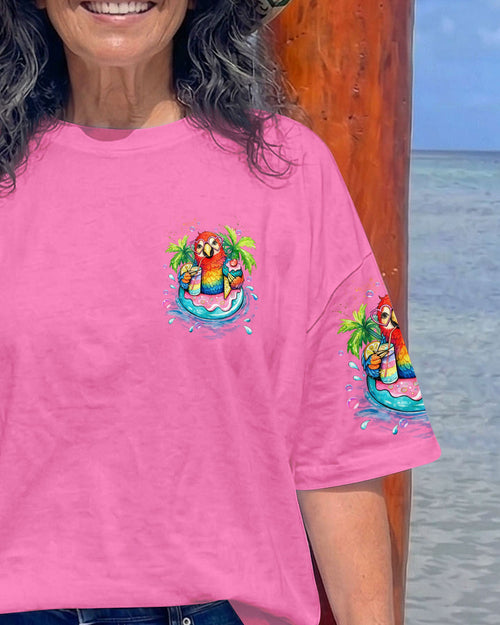DON'T WORRY BEACH HAPPY PARROT ALL OVER PRINT - TLTW1504261