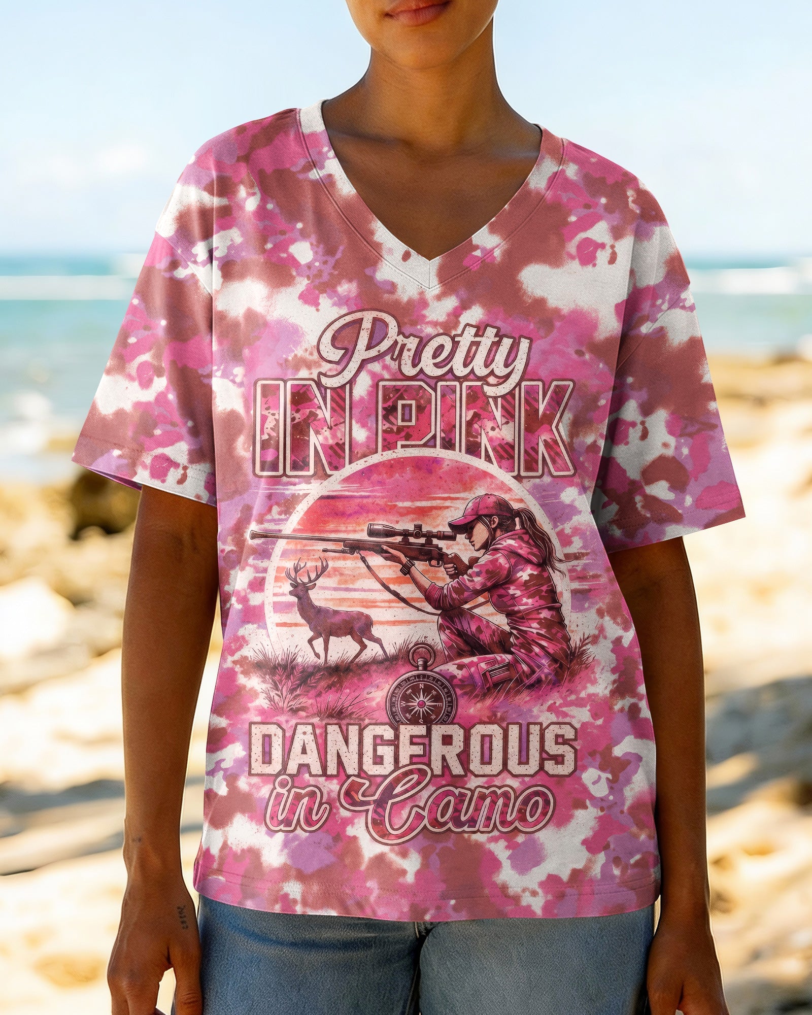 PRETTY IN PINK DANGEROUS IN CAMO ALL OVER PRINT - RI0907261