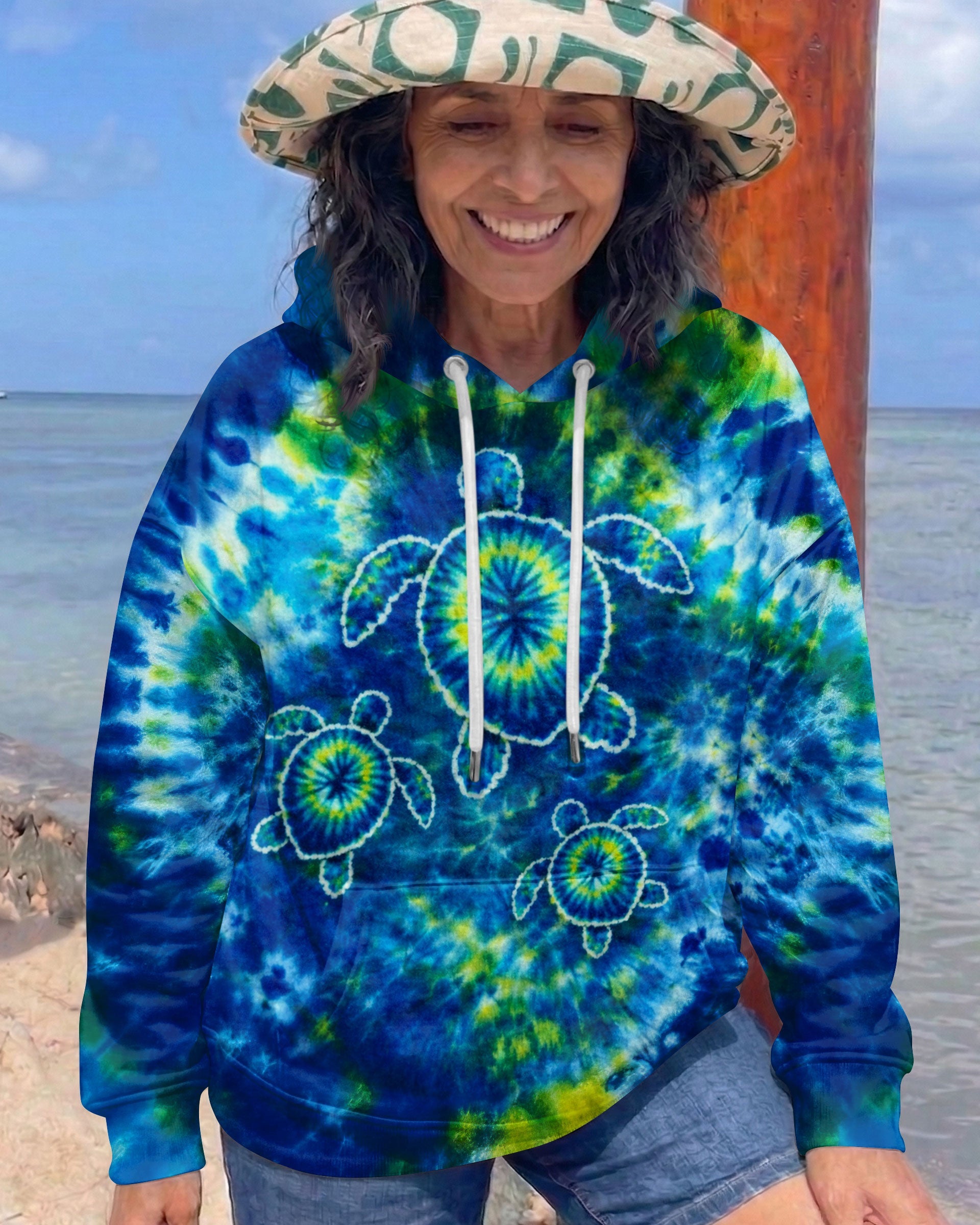 SEA TURTLE WATERCOLOR PATTERN ALL OVER PRINT  - TLTW1404262