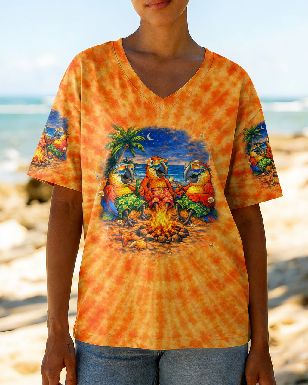 GOOD TIMES CRAZY FRIEND PARROT ALL OVER PRINT - TLHN0604262