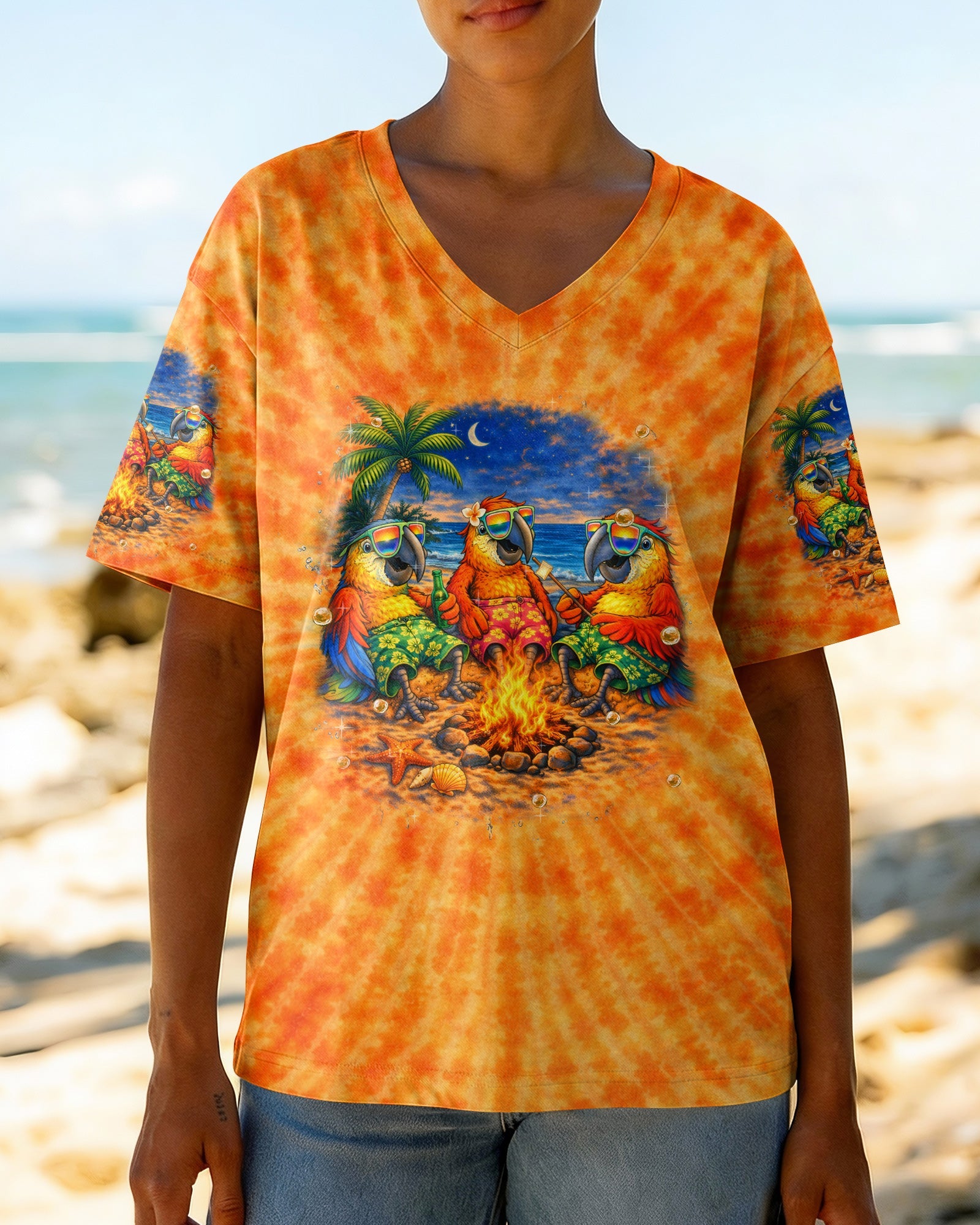 GOOD TIMES CRAZY FRIEND PARROT ALL OVER PRINT - TLHN0604262