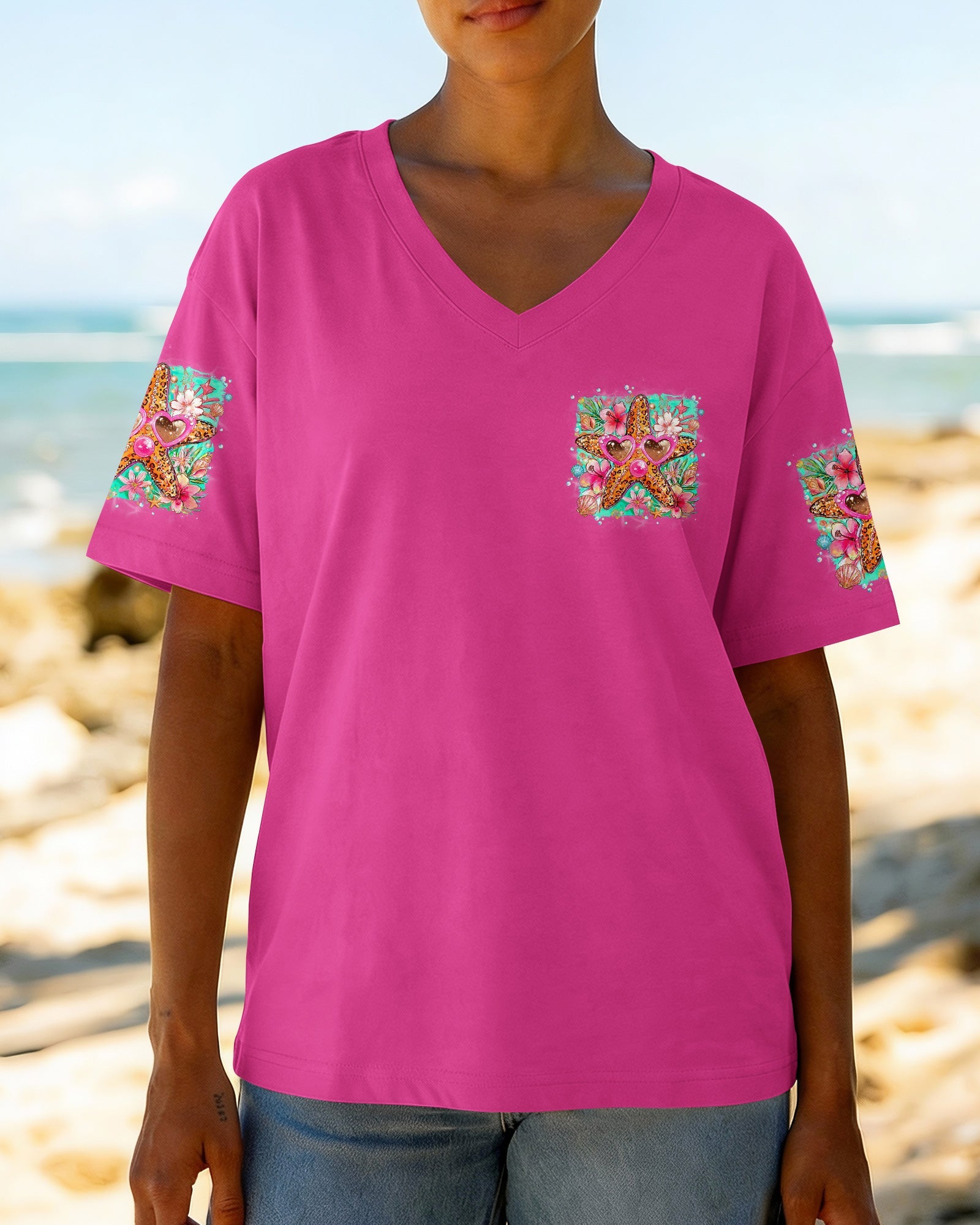 SMELL THE SEA STARFISH ALL OVER PRINT - TYQY0807262