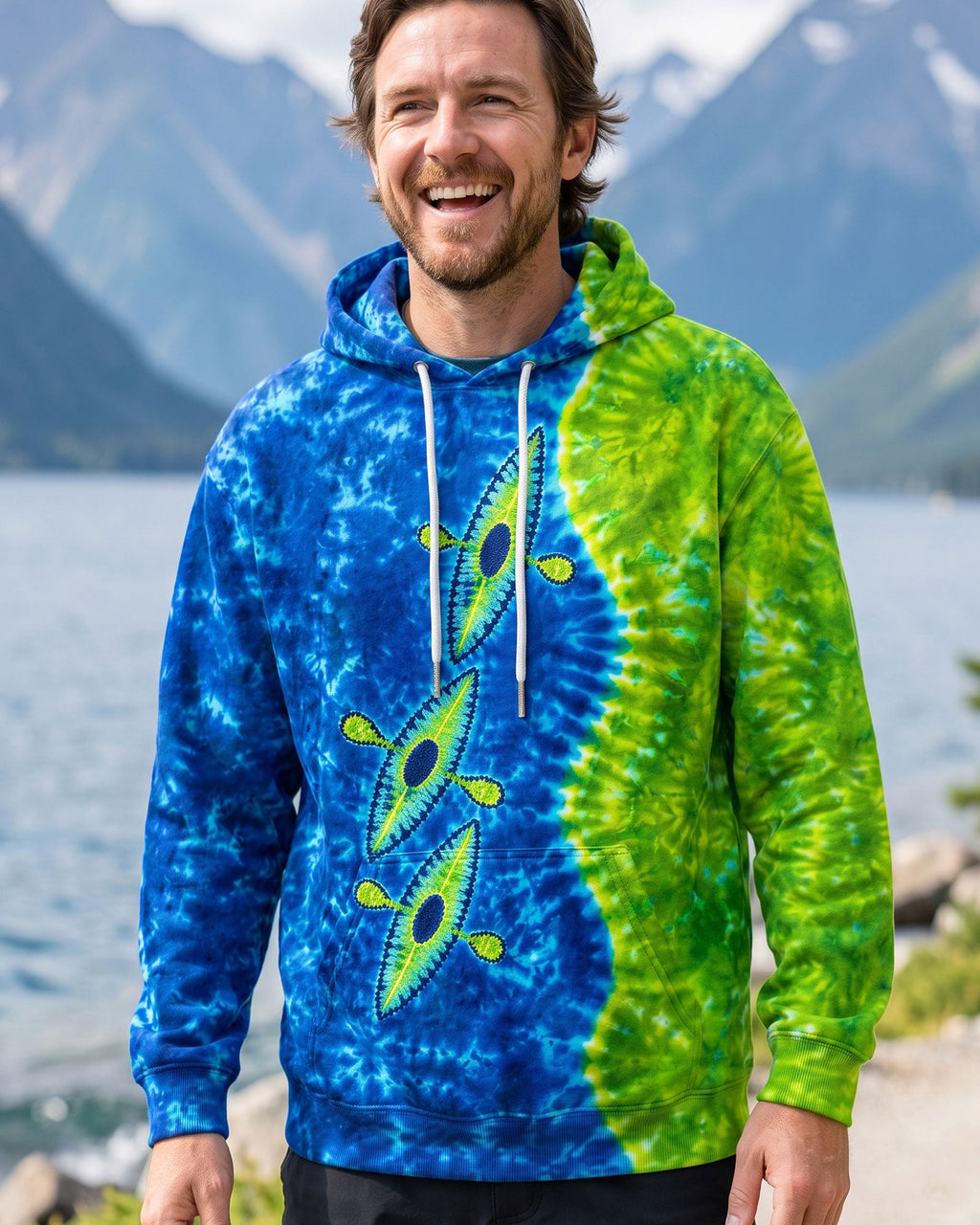 THREE  KAYAKS  BURST ALL OVER PRINT - TLTW0207265