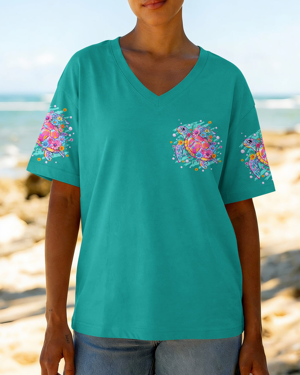 TURTLEY OVER IT ALL OVER PRINT - TYPQ1606264