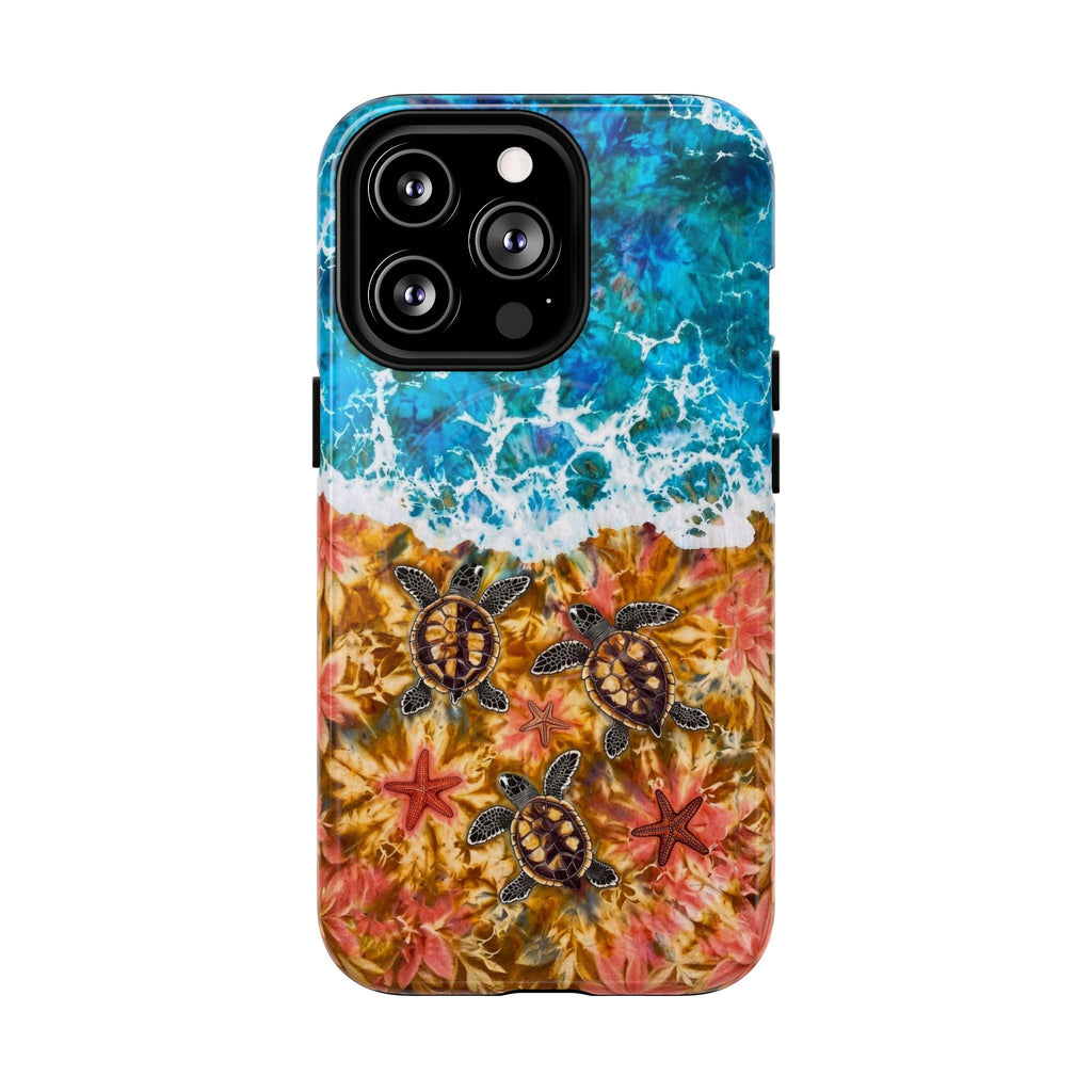 SEA TURTLE SALTY WAVES MAGNETIC PHONE CASE  - TLHG1405264