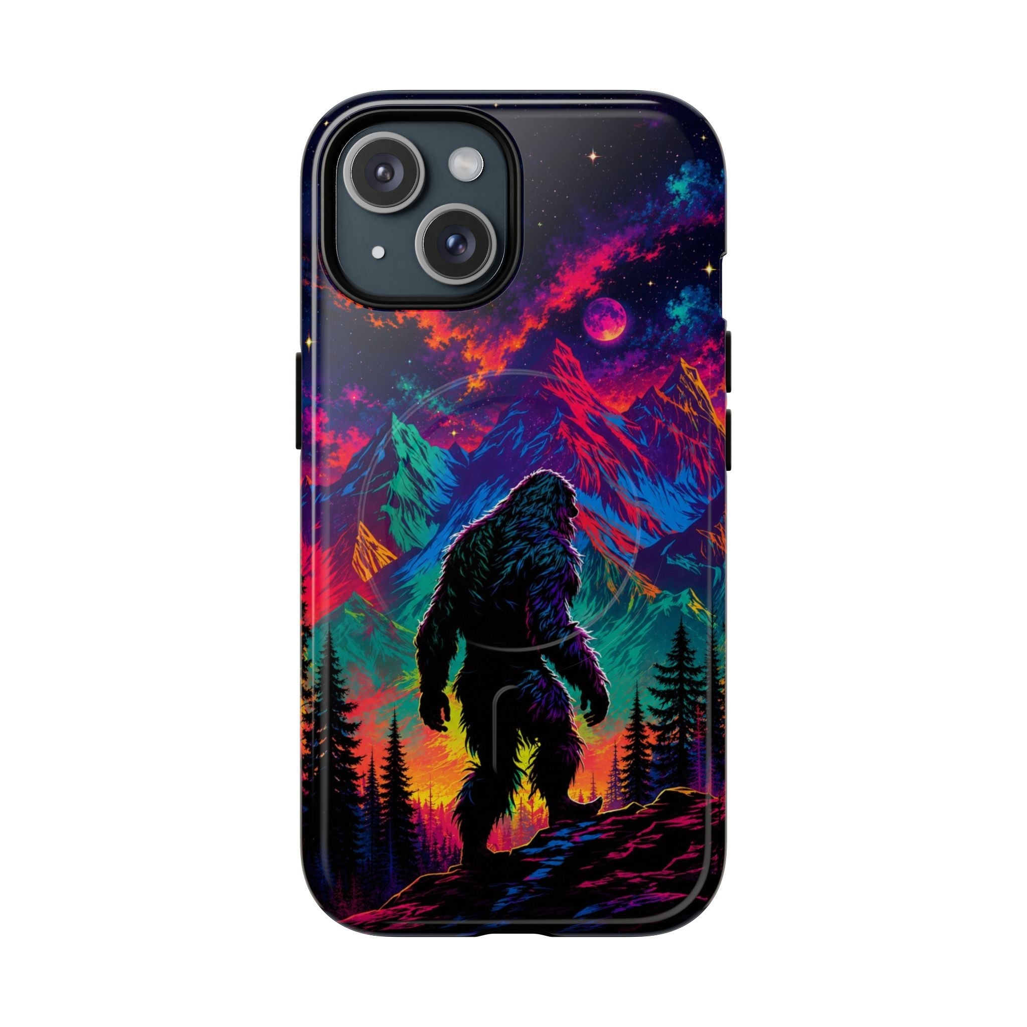 NEON WILDERNESS BIGFOOT MAGNETIC PHONE CASE   - TLHN1905264
