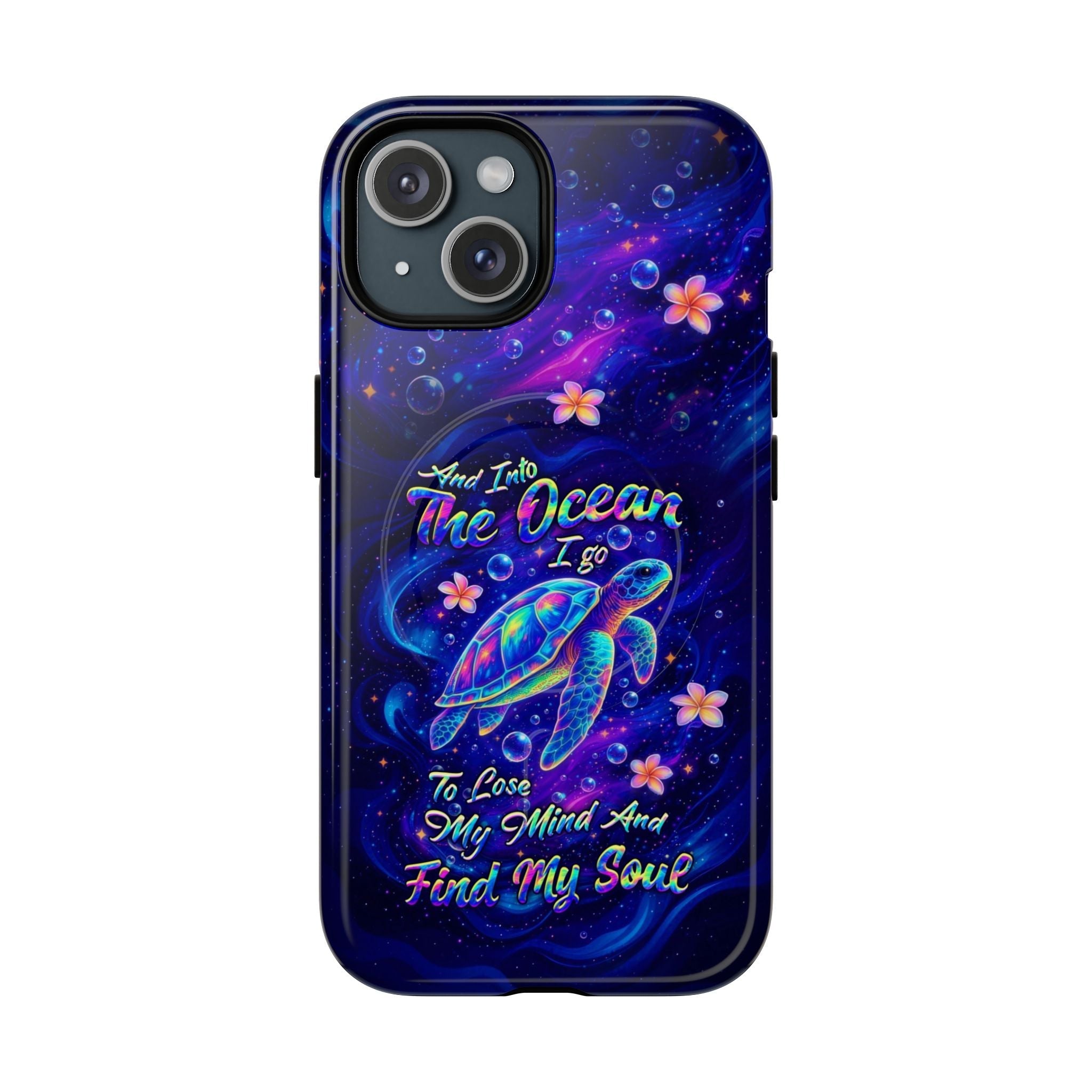AND INTO THE OCEAN I GO TURTLE MAGNETIC PHONE CASE  - TLHG1504262