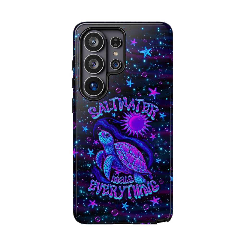 SALTWATER HEALS EVERYTHING TURTLE PHONE CASE  - TLNO1304262