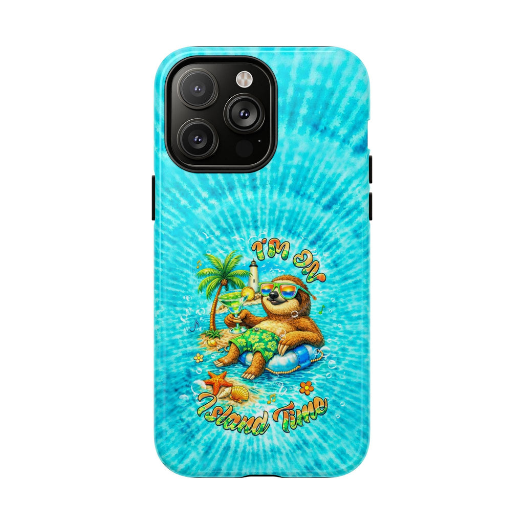 I'M ON ISLAND TIME SLOTH MAGNETIC  PHONE CASE  - TLHG1205264
