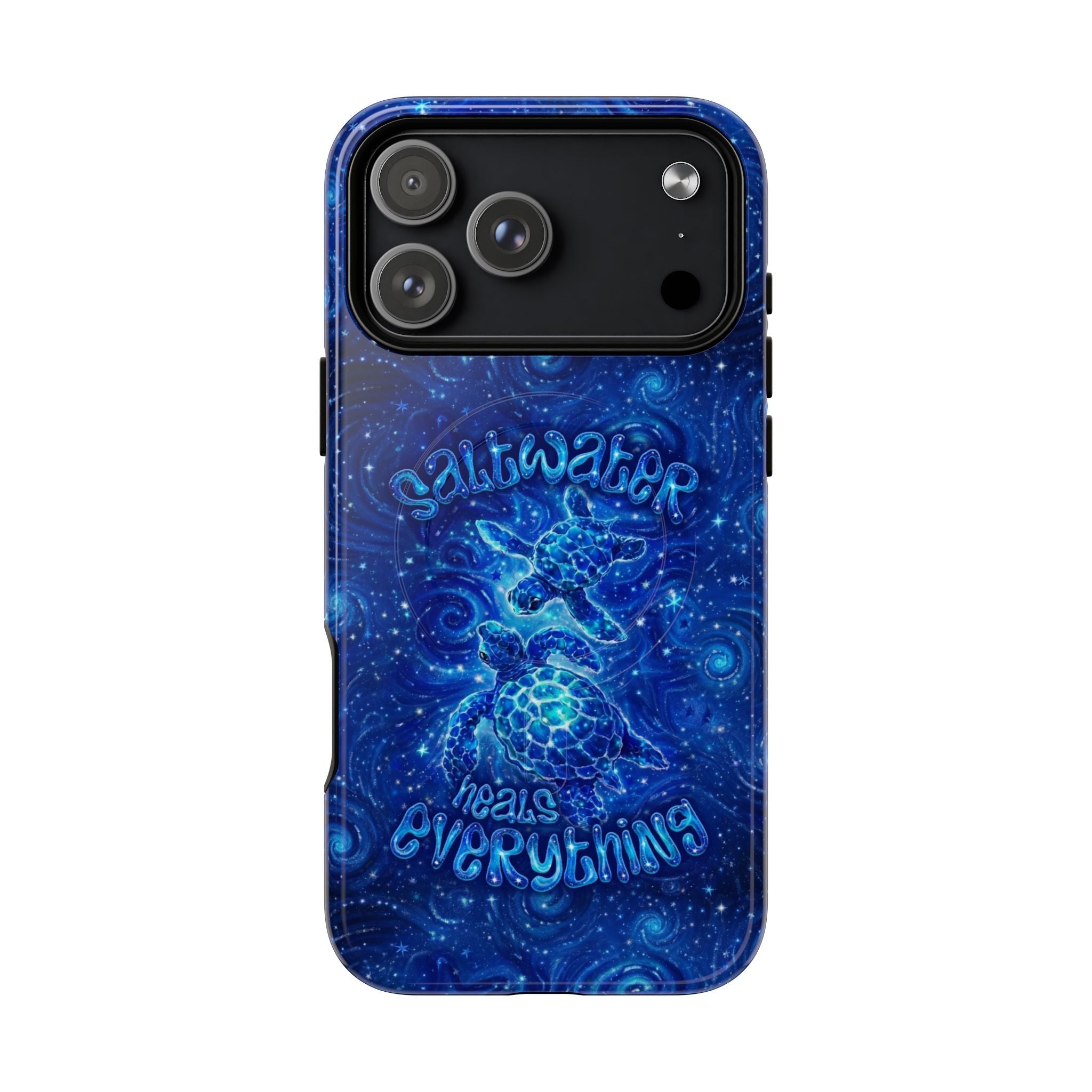 SALTWATER HEALS EVERYTHING TURTLE MAGNETIC PHONE CASE  - TLNO2304261