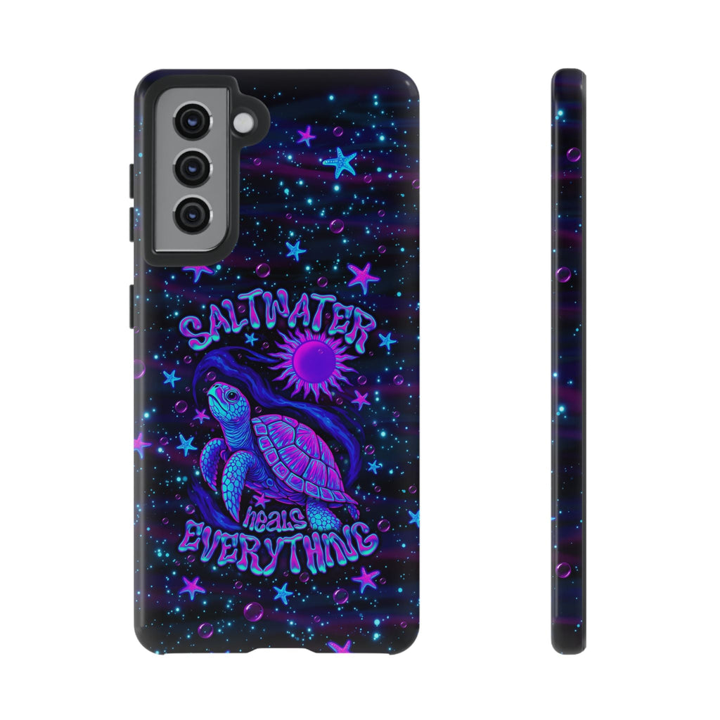 SALTWATER HEALS EVERYTHING TURTLE PHONE CASE  - TLNO1304262