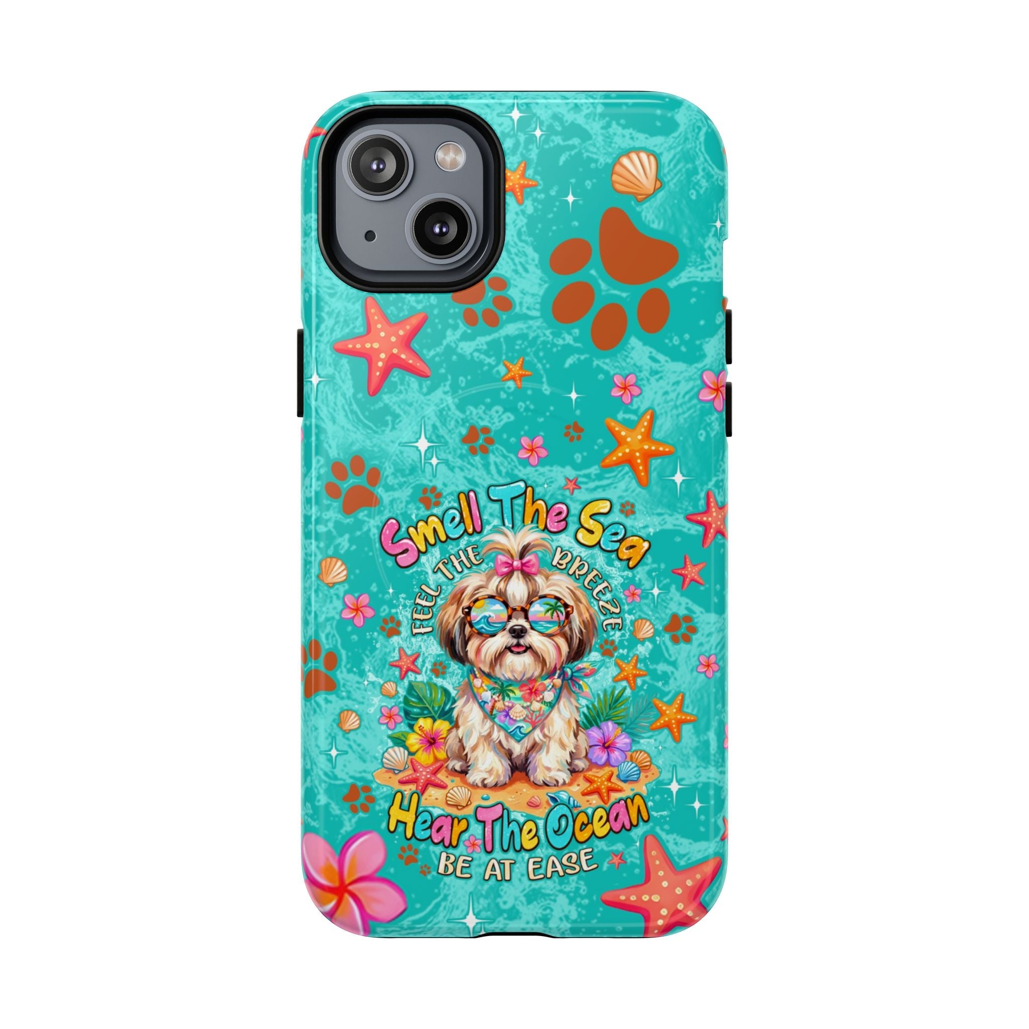 SMELL THE SEA SHIH TZU DOG MAGNETIC PHONE CASE - TYPQ0106262