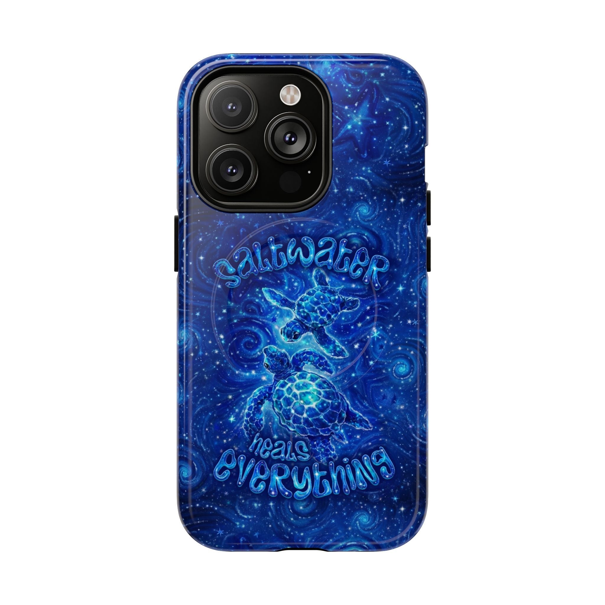 SALTWATER HEALS EVERYTHING TURTLE MAGNETIC PHONE CASE  - TLNO2304261